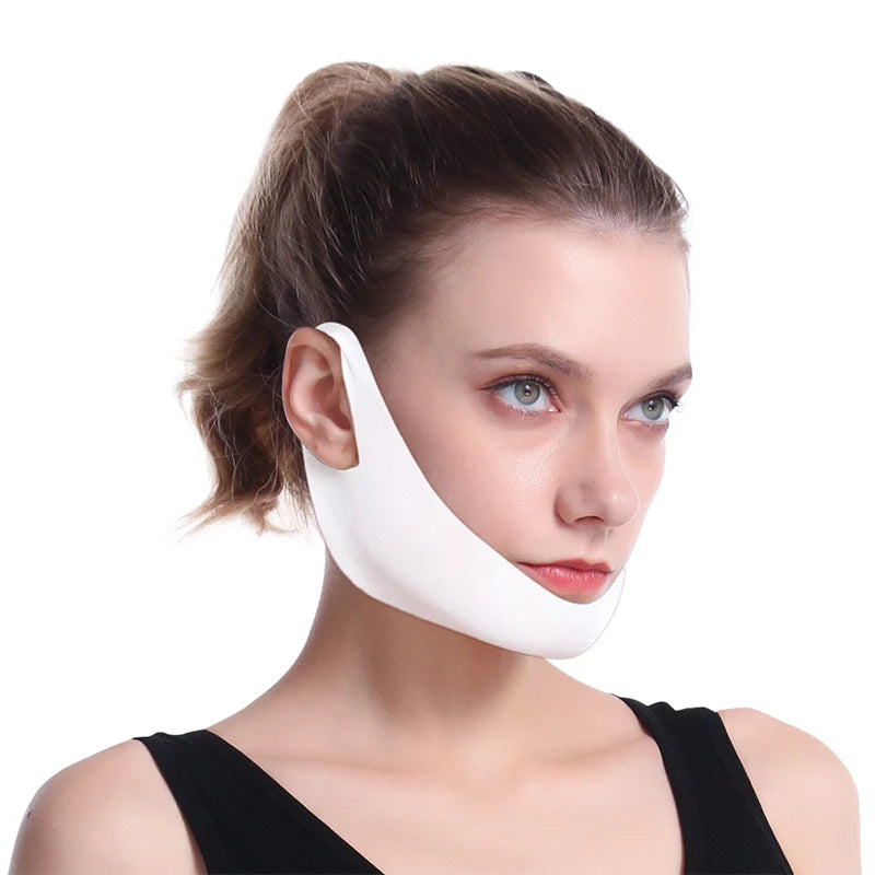 Reusable Face Slimming Bandage V Line Face Shaper Women Chin Cheek Lift Up Belt Facial Massage Strap Face Skin Care Beauty Tools