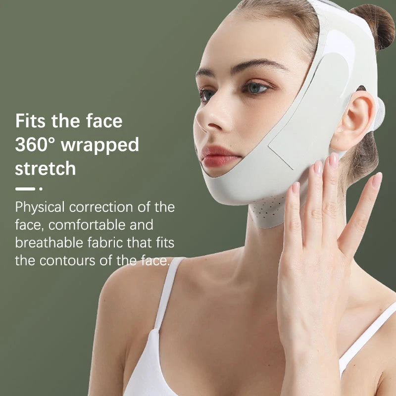 Reusable Face Slimming Bandage V Line Face Shaper Women Chin Cheek Lift Up Belt Facial Massage Strap Face Skin Care Beauty Tools